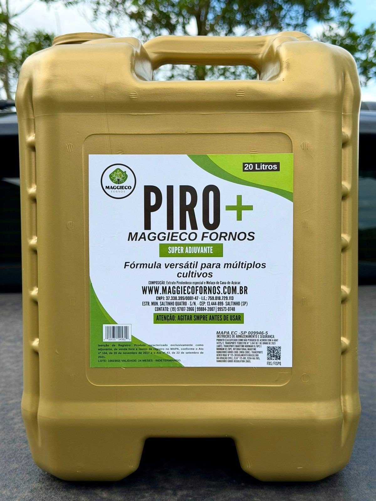 Piro+ 20 Litros Dourado